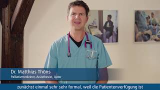 Patientenverfügung Ein Interview mit Dr Matthias Thöns  Teil 5 [upl. by Navnod809]