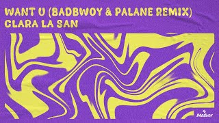 Clara La San  Want U Badbwoy amp Palane Remix [upl. by Avrom111]