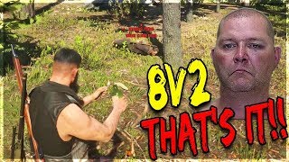 CREW GETS DESTROYED 8v2  LEADER RAGES Red Dead Online Trolling [upl. by Mcgee900]