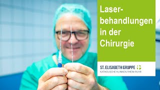 Laserbehandlungen in der Allgemein und Viszeralchirurgie des Marien Hospital Witten [upl. by Erskine756]