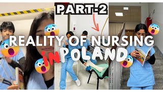 ഇങ്ങനെയാണ് പോളണ്ടിലെ🇵🇱Nursing ന്റെ അവസ്ഥ Part 😱😭 Reality Nursing in PolandStudents Life [upl. by Tiedeman]