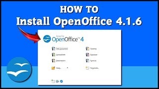 How to install Open Office 416 on Windows 10 Tutorial [upl. by Aiem]