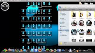 RocketDock Custom Icons Tutorial Windows 7Vista [upl. by Maurise]