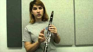 Basic Fingerings for Clarinet [upl. by Attiuqihc]