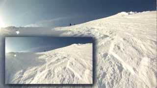 Snowboarding FlyPaper East Ridge Glencoe Mountain 6th Feb 2012 [upl. by Ming590]