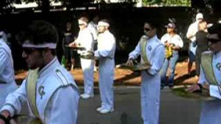 Georgia Tech Marching Band Cymbals Joined by Buzz [upl. by Hazlett]