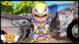 Vir The Robot Boy  Hindi Cartoon For Kids Car thief  Animated Series Wow Kidz [upl. by Itin455]