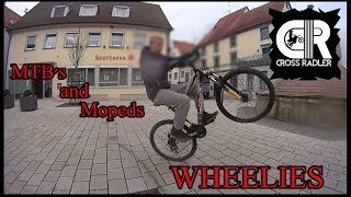 mtbs and mopeds  wheelies  crossradler [upl. by Imar]