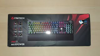 Fantech MAXPOWER MK853 V2 Mechanical Gaming Keyboard Unboxing [upl. by Innaig]