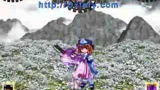 Patchouli Knowledge Combo Video Touhou Hisoutensoku v110 [upl. by Blisse]