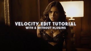 Velocity Edit Tutorial With amp Without Plugins — After Effects Tutorial [upl. by Midas]