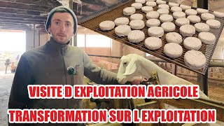 VISITE EXPLOITATION CHEVRE LAITIERE  DE LA TRAITE A LA TRANSFORMATION DE FROMAGE [upl. by Nelleh]