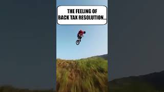 Back Taxes Takeoff The Ultimate Financial Freedom Stunt wins dirtbikes [upl. by Hallock]