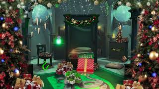 Slytherin Dormitory At Christmas 🎄 ASMR ⚡ Harry Potter Ambience [upl. by Atila]