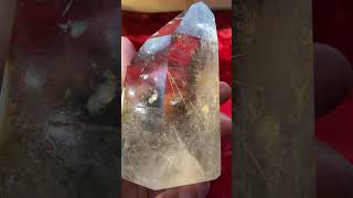 Super Rutilated Crystal 40quot tall rutilequartz [upl. by Aniraz]