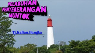 pelabuhan Penyeberangan Muntokperjalanan dari Sungailiat Bangka Palembang [upl. by Arne]