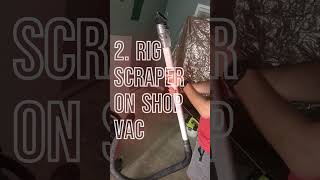 DIY Popcorn Ceiling Removal  Shop Vac and a Scraper  No Mess [upl. by Leraj]