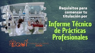 Titulación por Informe Técnico de Prácticas Profesionales [upl. by Ahsirak425]