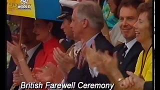 Hong Kong handover Part 2British Farewell ceremony amp banquet 30 June 1997 [upl. by Avaria]