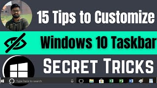 How to hide taskbar windows 10 2024  taskbar customization [upl. by Omar]