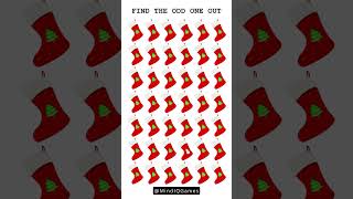 SPOT THE ODD SOCK  Which One Doesnt Fit in These Festive Christmas Stockings emojichallenge [upl. by Sadnac883]