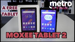 Moxee Tablet 2 unboxing and review A free tablet from metro by tmobile [upl. by Grannias364]