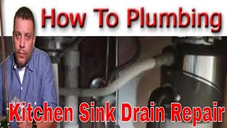 Kitchen Sink Drain Repair [upl. by Anwad]