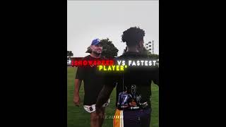 iShowSpeed Race Rugby Teams Fastest Player🤯🔥 [upl. by Eniluqaj431]