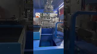 Full automatic double lock hang tags making machine chinesemachine machinegarmentaccessories [upl. by Ardnasella]