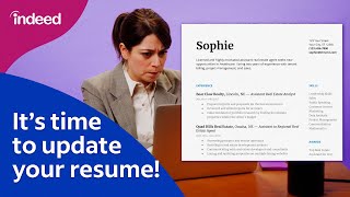 5 Quick Tips to Update Your Resume in 2024  Indeeds Top Career Tips [upl. by Aleacin719]