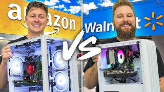 Amazon vs Walmart Prebuilt Gaming PC Challenge [upl. by Arocet413]