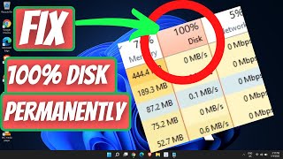 SOLVED 100 DISK USAGE Windows 11 FIX 2022 [upl. by Avlis40]