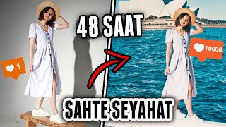 48 SAATLİK SAHTE SEYAHAT Instagram Takipçilerimi Kandırdım  SYDNEY [upl. by Ottillia]