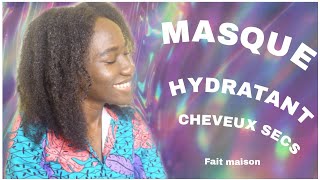 MASQUE HYDRATANT POUR CHEVEUX CREPUS AU GEL DAVOINE QUAKER [upl. by Julia]