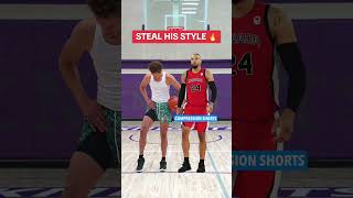 STEAL DILLONS STYLE 🔥 dillonbrooks basketballaccessories compressionshorts paddedarmsleeve [upl. by Kuo778]