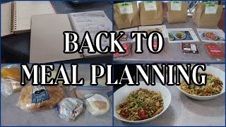 TIME TO GET BACK TO MEAL PLANNING [upl. by Eimmac]