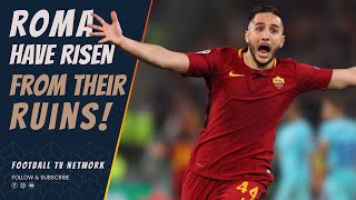 A Piece Roman History Narrated by Peter Drury  Roma vs Barcelona The Comeback [upl. by Tobi]