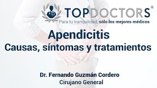 Apendicitis  Síntomas causas y tratamiento [upl. by Hinckley]