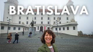 24 Hours in Bratislava Slovakia my first time in Slovakia [upl. by Sitoiganap]