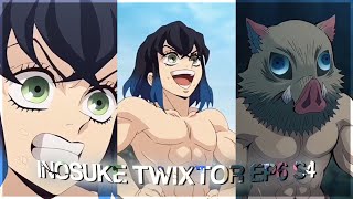 Inosuke Hashibira  Free Twixtor clips  Demon slayer • ep 6 s4 [upl. by Coady947]