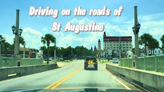 Driving on the roads of St Augustine movie [upl. by Annawek]