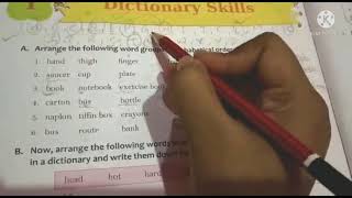 Dictionary Skills  Vocabulary  4th std [upl. by Croix]