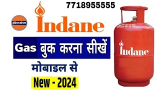 Indane Gas Booking kaise kare Mobile se 2024Indane gas booking new number [upl. by Phelia]