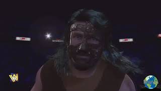 Mankind Entrance in All WWE Videogames Included WWE2K20 [upl. by Nananne]