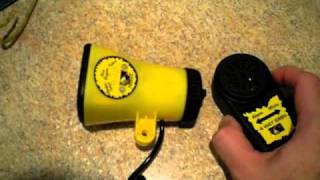 Sunlite Super Siren Bicycle Alarm 3 Sound With Microphone [upl. by Toft]