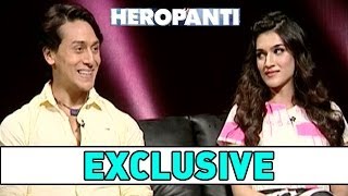 Heropanti  Tiger Shroff amp Kriti Sanons Exclusive Interview [upl. by Afesoj]