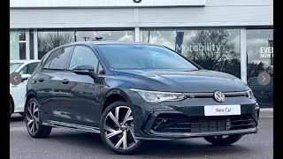 Brand New Volkswagen Golf RLine 15 TSI Manual Urano Grey  Wrexham Volkswagen [upl. by Ayila]