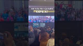 HR Tech Conferences Expo Hall is OPEN hrtech [upl. by Naillik]