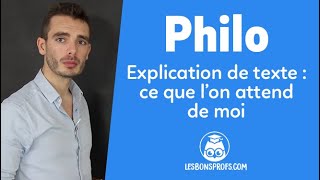 Explication de texte  ce que l’on attend de moi  Philosophie  Terminale  Les Bons Profs [upl. by Onid999]