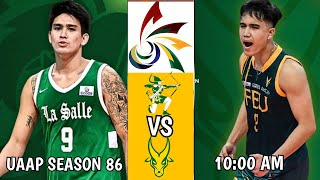 DLSU vs FEU  UAAP SEASON 86 MENS VOLLEYBALL LIVE SCOREBOARD [upl. by Haugen]